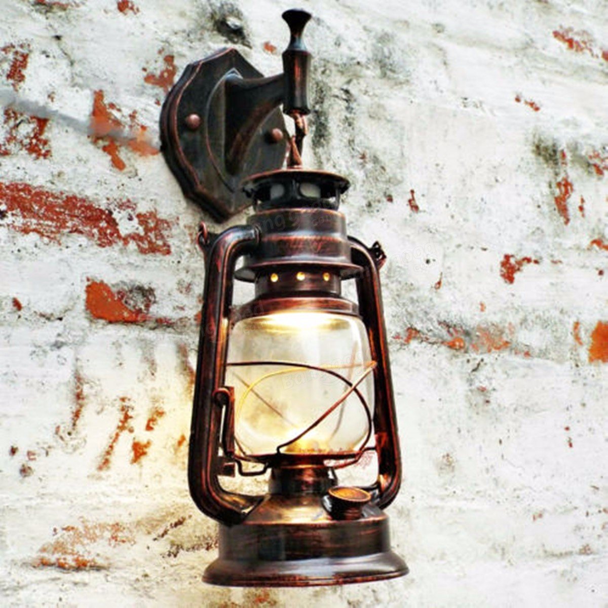 Vintage Retro Thrift Wall Lamp Lantern Mount Sconce European Lights