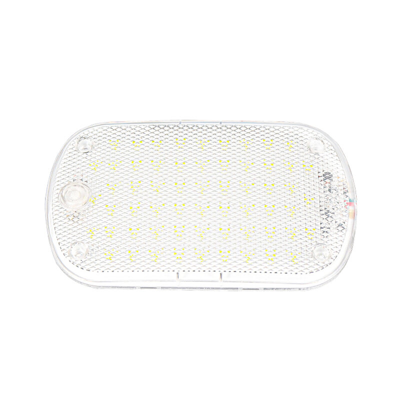 Imagen de Luz interior de coche de 60 LED con carcasa transparente brillante para iluminación de carga en la cabina para coches, c