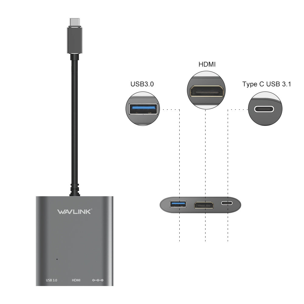 Image of Ultra Thin USB3.1 Typ-C zu High Definition Multimedia Interface Kabel fr neue Macbook Pixel