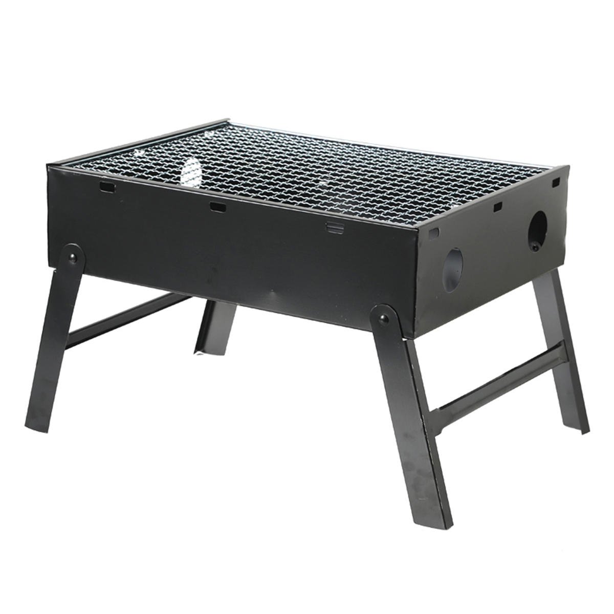 3-4 People Outdoor Portable Foldable Charcoal BBQ Grill Hibachi Barbecue Folding Cooking Stove Camping Picnic