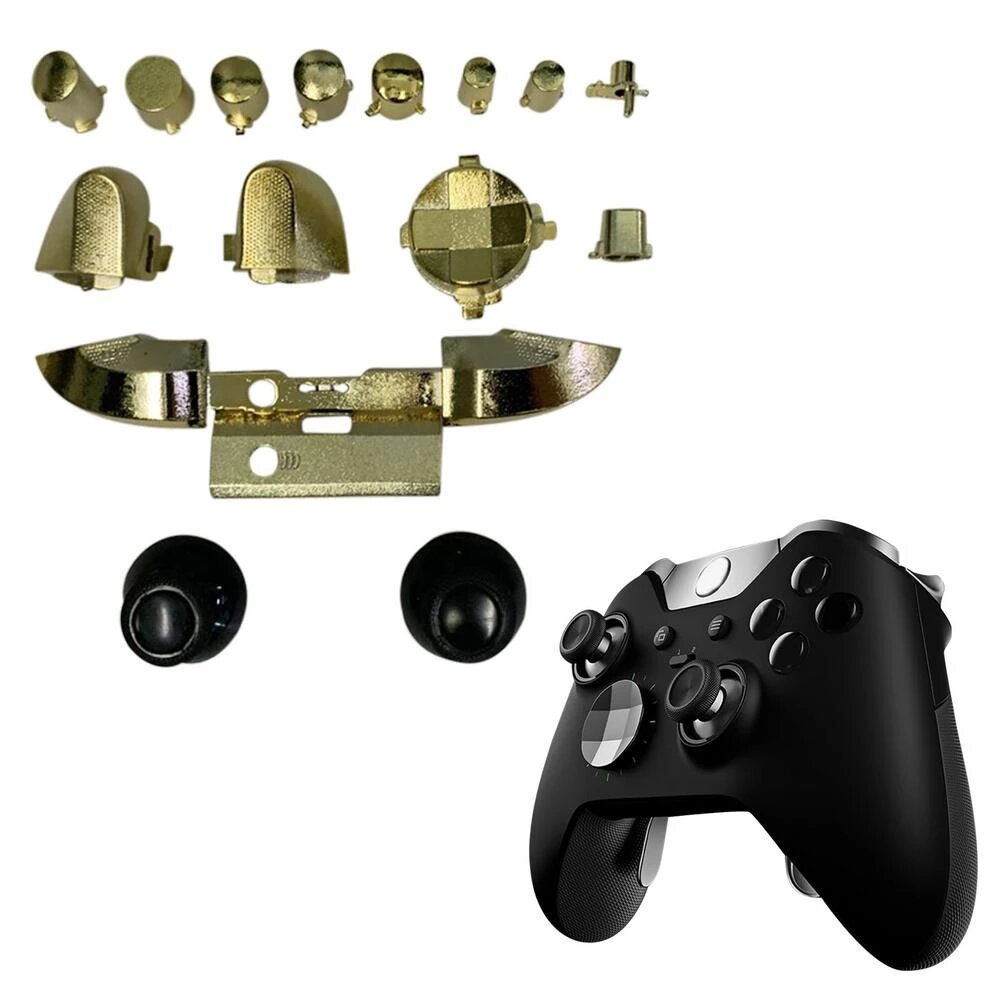 Volledige set knoppen voor Xbox-serie XS-gamecontroller Gamepad-triggerknoppen Vervangingskit D-pad 