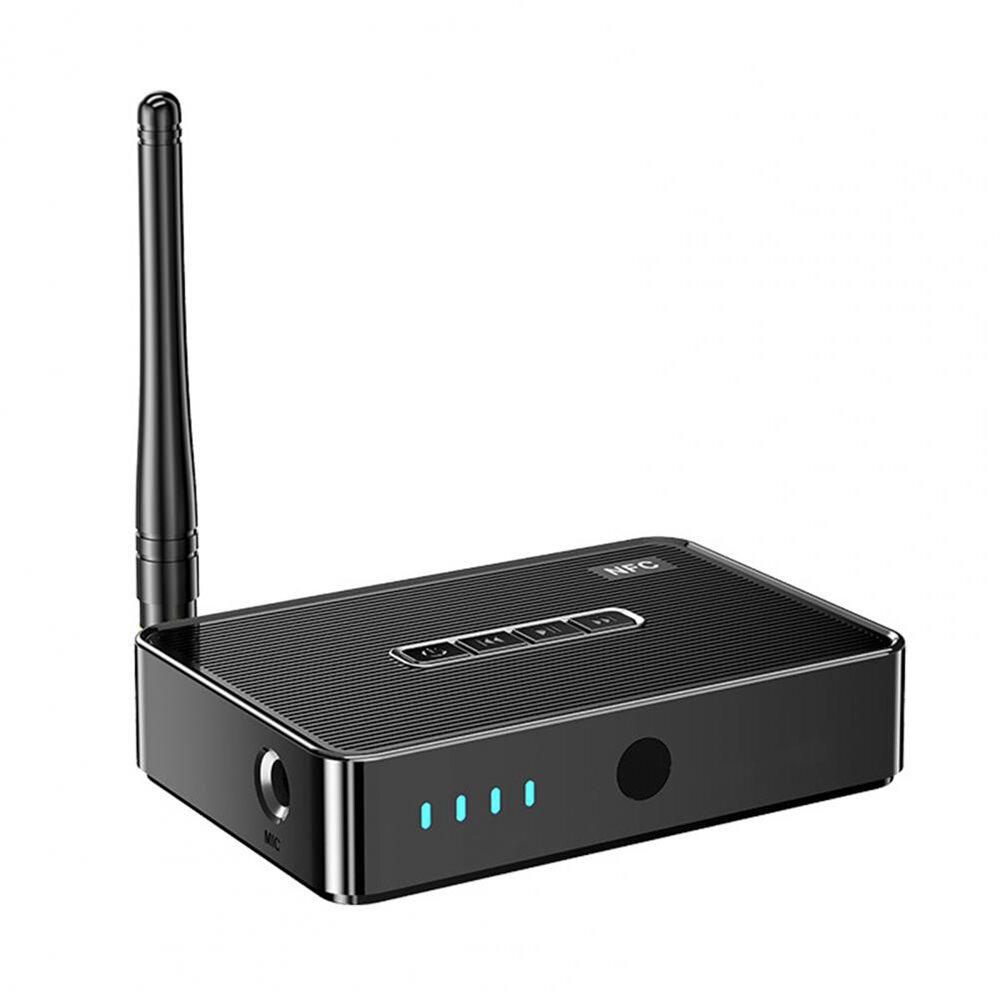 

Bluetooth-совместимый конвертер аудиоадаптера 5.1 NFC 500 мАч Receive/AUX/RAC/MIC Wireless Audio Приемник