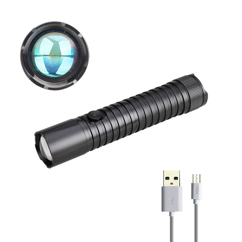 

RichFire дальний бросок сильный прожектор LEP тактический поисковый фонарик 21700 Type-C USB аккумуляторная Ручка свет