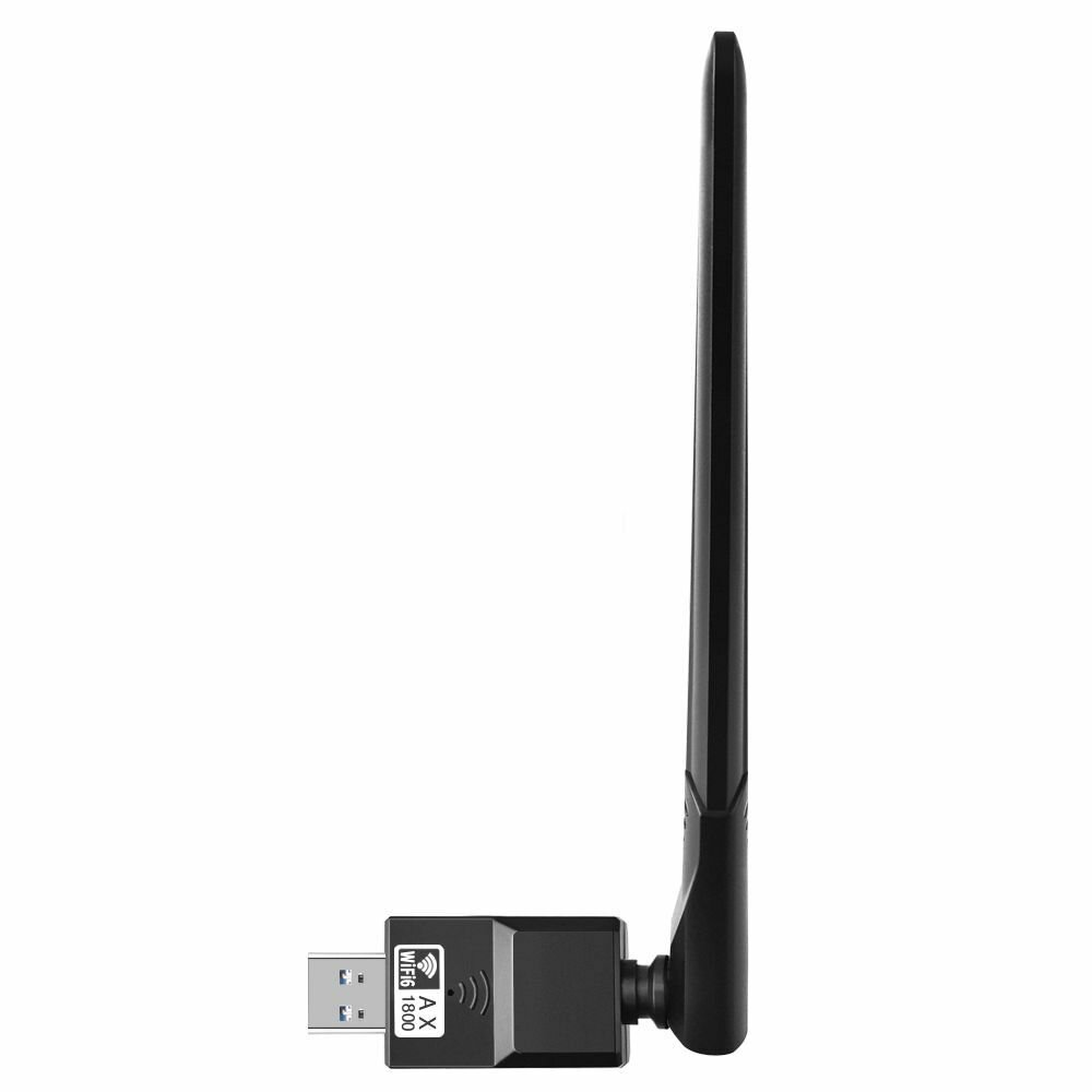 

AX1812 WiFi 6 Беспроводная сетевая карта 1800 Мбит/с Dual Стандарты 2,4G/5GHz USB3.0 Wi-Fi Dongle Сетевая карта 6dBi Ант