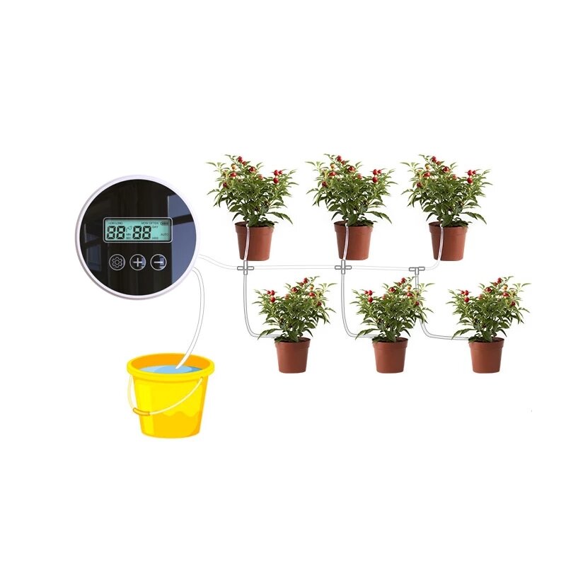 Intelligent Automatic Drip Device Irrigation Plant Self Watering Timer System 