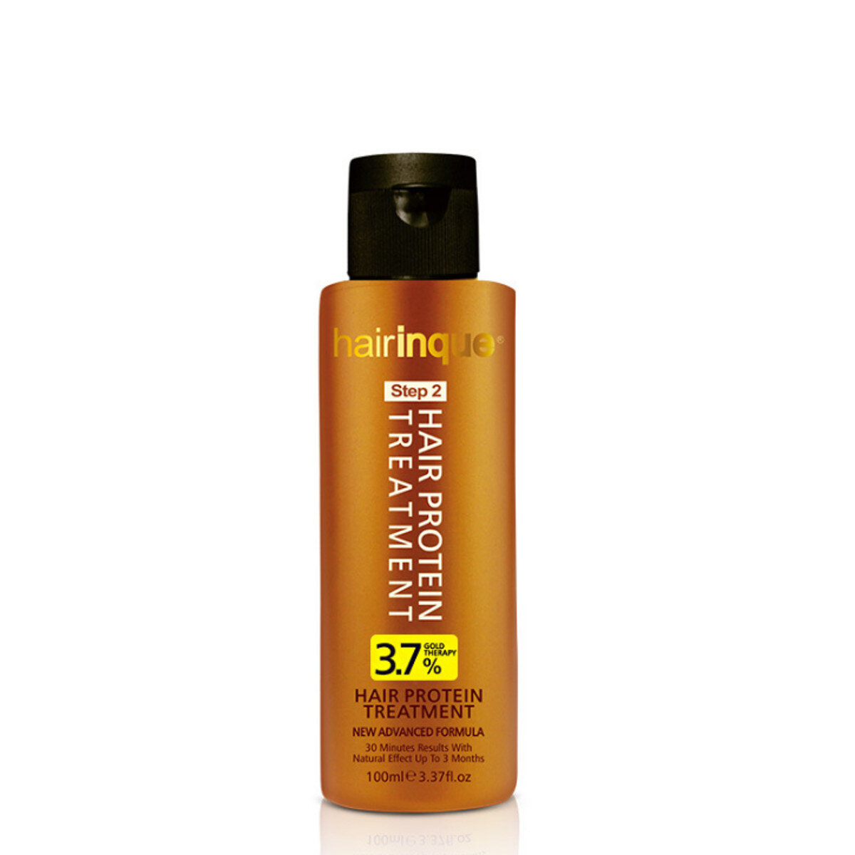 

HAIRINQUE 3.7% 24K Gold Therapy Keratin Hair Treatment Frizz-free and 30 mins Make Hair Smoothing and Shine Hair Care