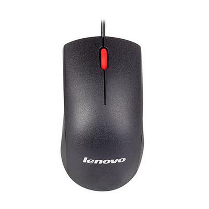 

LENOVO M120Pro Wired Мышь Эргономичные мыши с разрешением 1000 точек на дюйм и 3 клавишами Classic Red Dot Strong Cable,