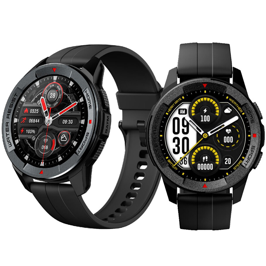 Mibro X1 AMOLED 1.3 inch 360x360px Screen 60 Days Standby Life 38 Sport Modes Heart Rate Monitor Blood Oxygen Measurement 5ATM Waterproof BT5.0 Calculator Smart Watch