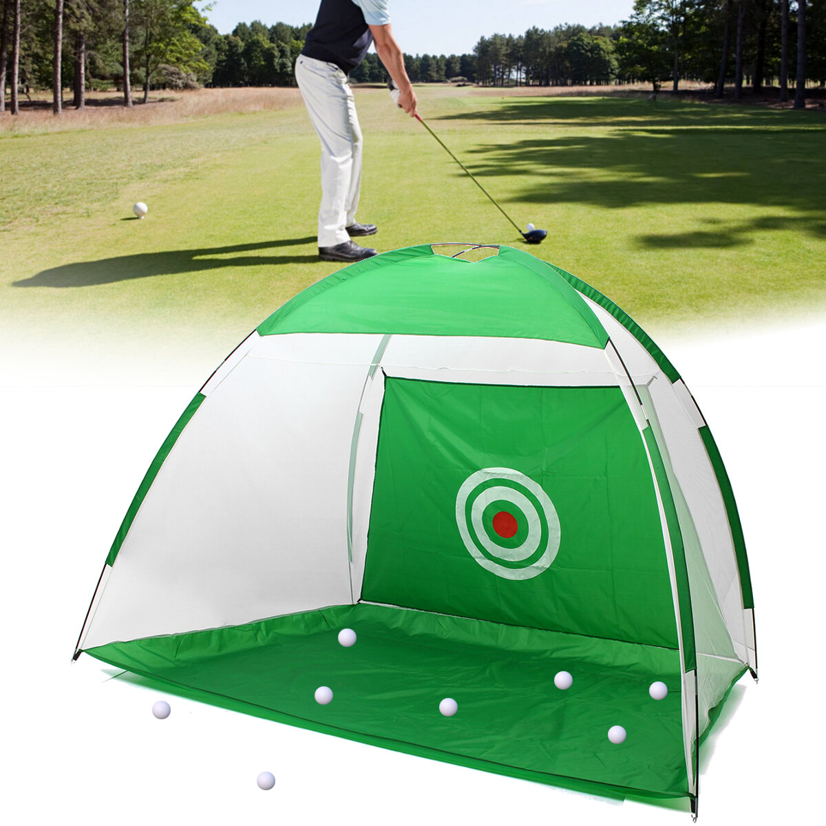 3M Golf Trainingsnet Draagbaar Opvouwbaar Praktijk Golf Chipping Net Hitting Cage Trainer Indoor Out