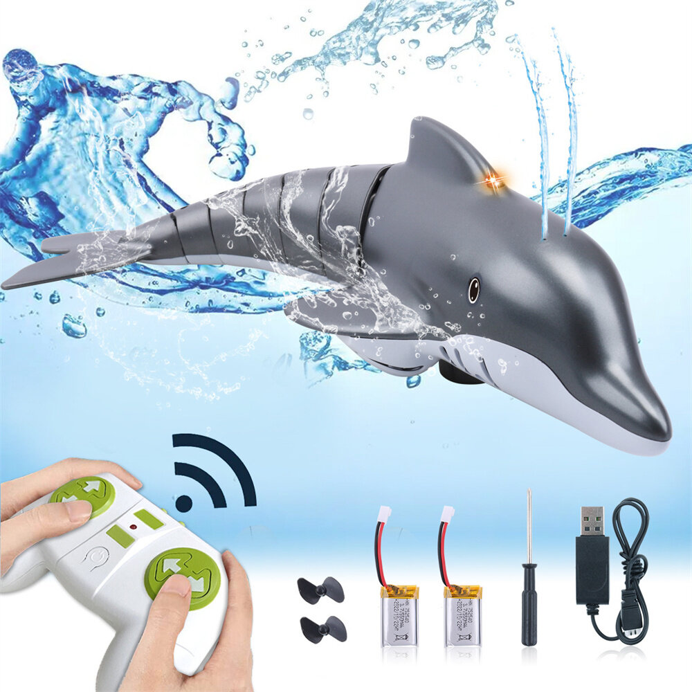 best price,stunt,rc,dolphin,2.4g,whale,spray,water,toy,discount