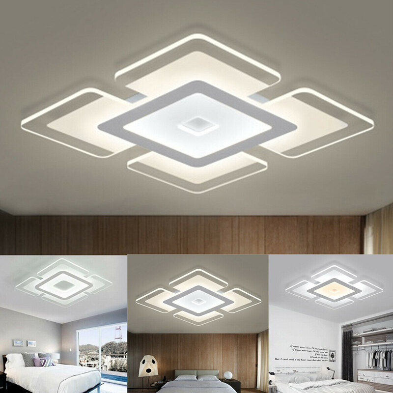 110-220V 15W Moderne LED Plafondlamp Acryl Ronde Huis Woonkamer Slaapkamer Decor Lamp