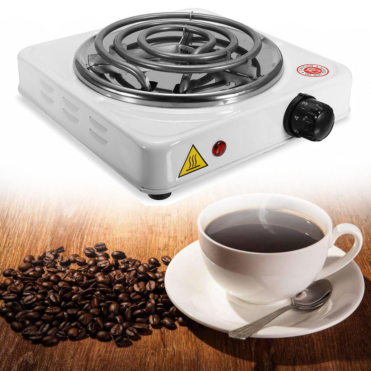 1000 واط موقد كهربائي سخان الساخنة الموقد سفر الطبخ الأجهزة المحمولة أدفأ الشاي القهوة سخان