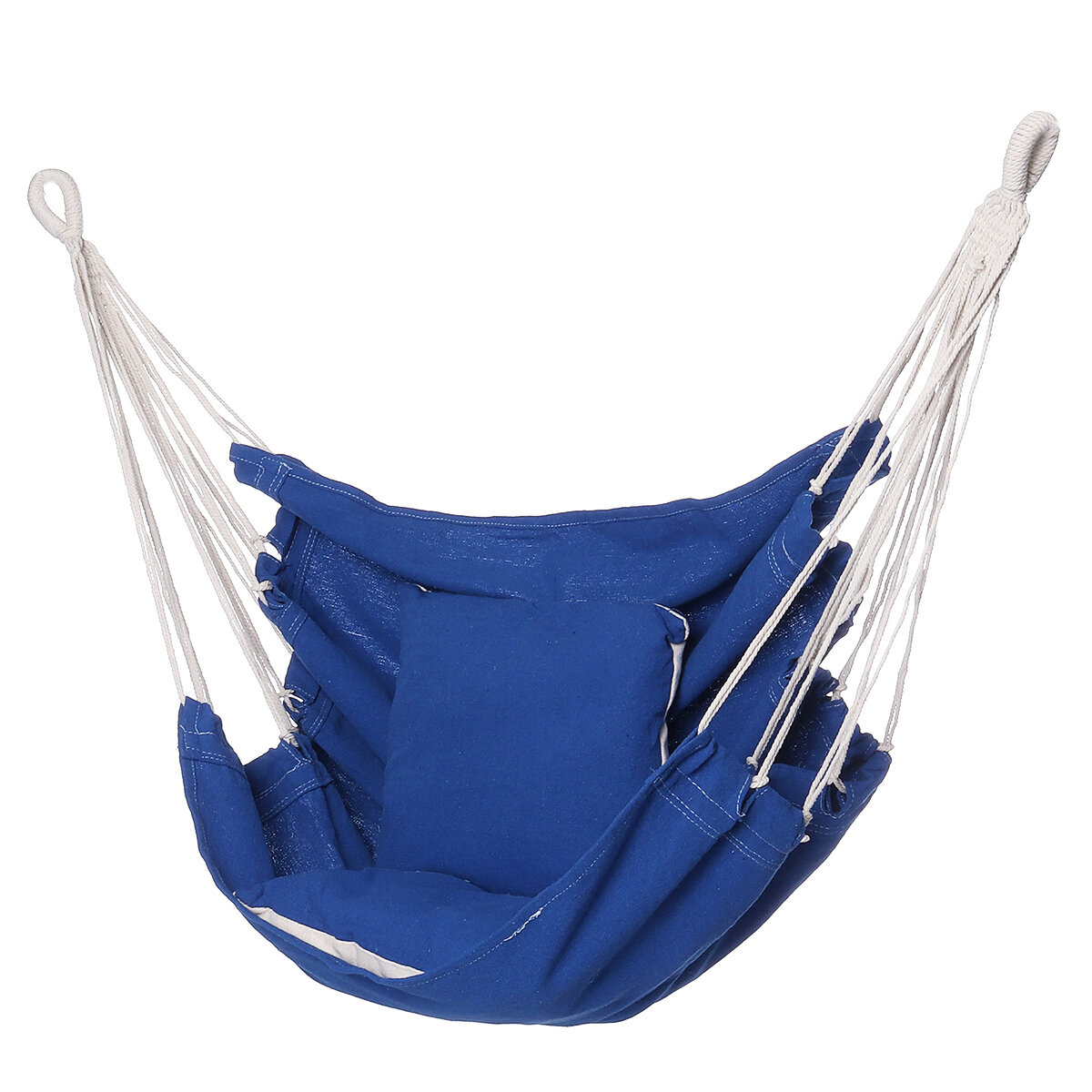 Chaise hamac de camping Siège de balançoire Chaise suspendue pliante extérieure intérieure avec corde Cordes