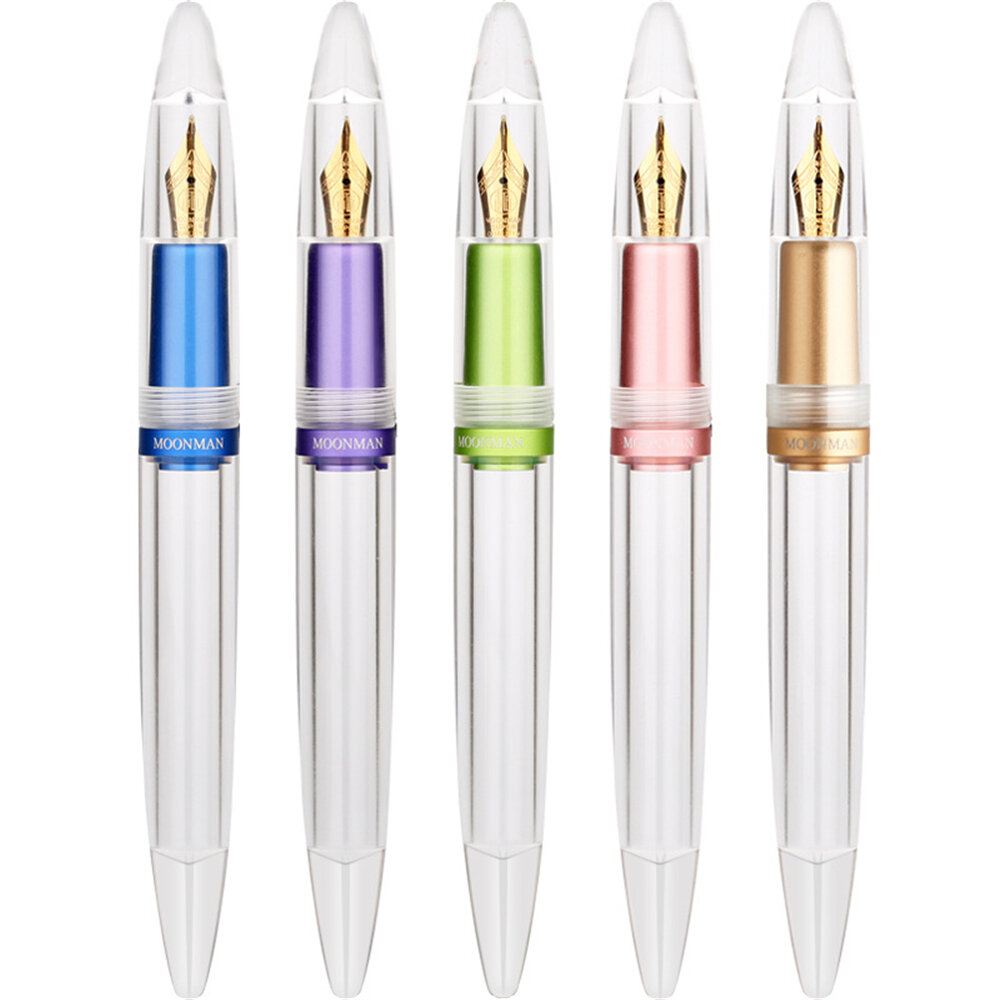 M2 PLUS Transparante Hars Vulpen 0.5mm Inkt Opslag Pen voor Kalligrafie Praktijk Zakelijke Creatieve