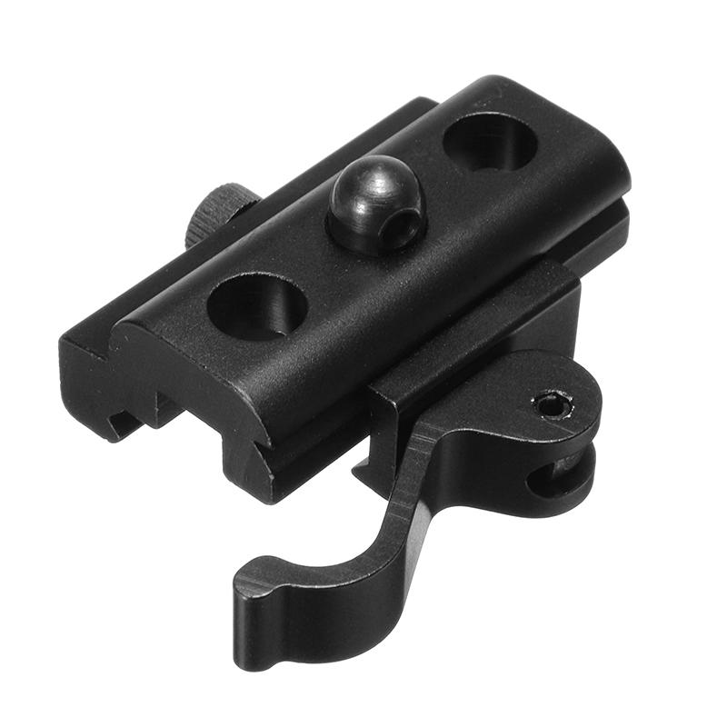 Quick Detachable Cam Lock Bipod Sling Adapter Mount for 20mm Picatinny Rail
