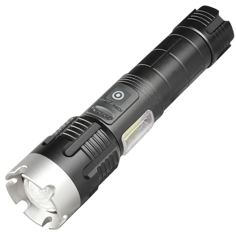 

XANES® XHP70 2000LM LED + COB Масштабируемый фонарик с аккумулятором 26650 Батарея USB Work Light Phone Power Bank