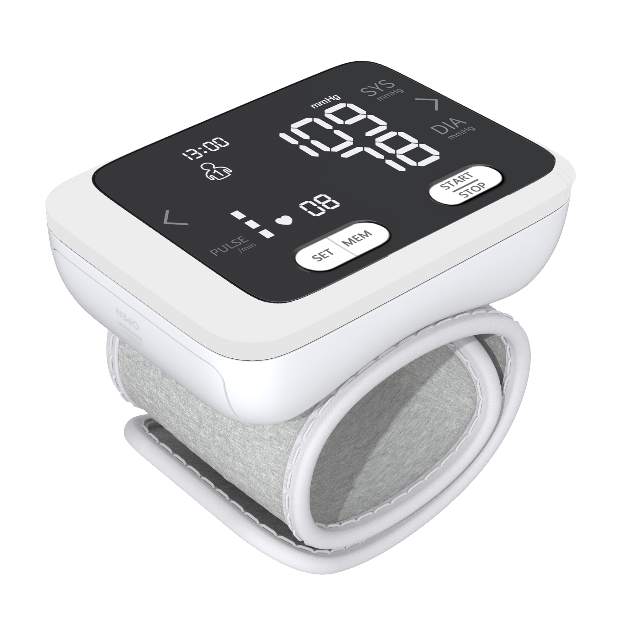 家庭用医療機器用アーム型血圧計高血圧機ワイヤレススマートLCD