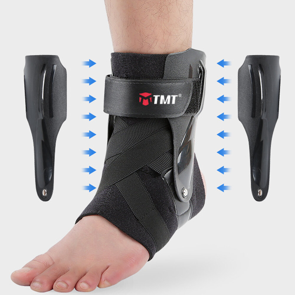 

TMT 1 Pcs Foot Brace Ankle Adjustable Bandage Straps Support Splint for Guard Sprains Injury