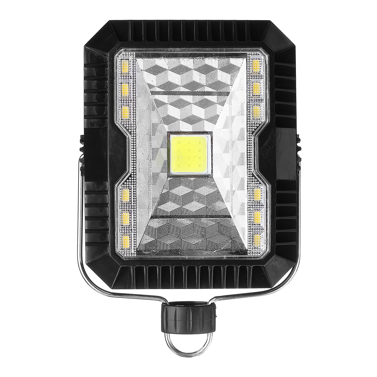 5W USB LED solar cámping Linterna Reflector Luz de trabajo 3 modos al aire libre Emergencia Lámpara IP65 Impermeable