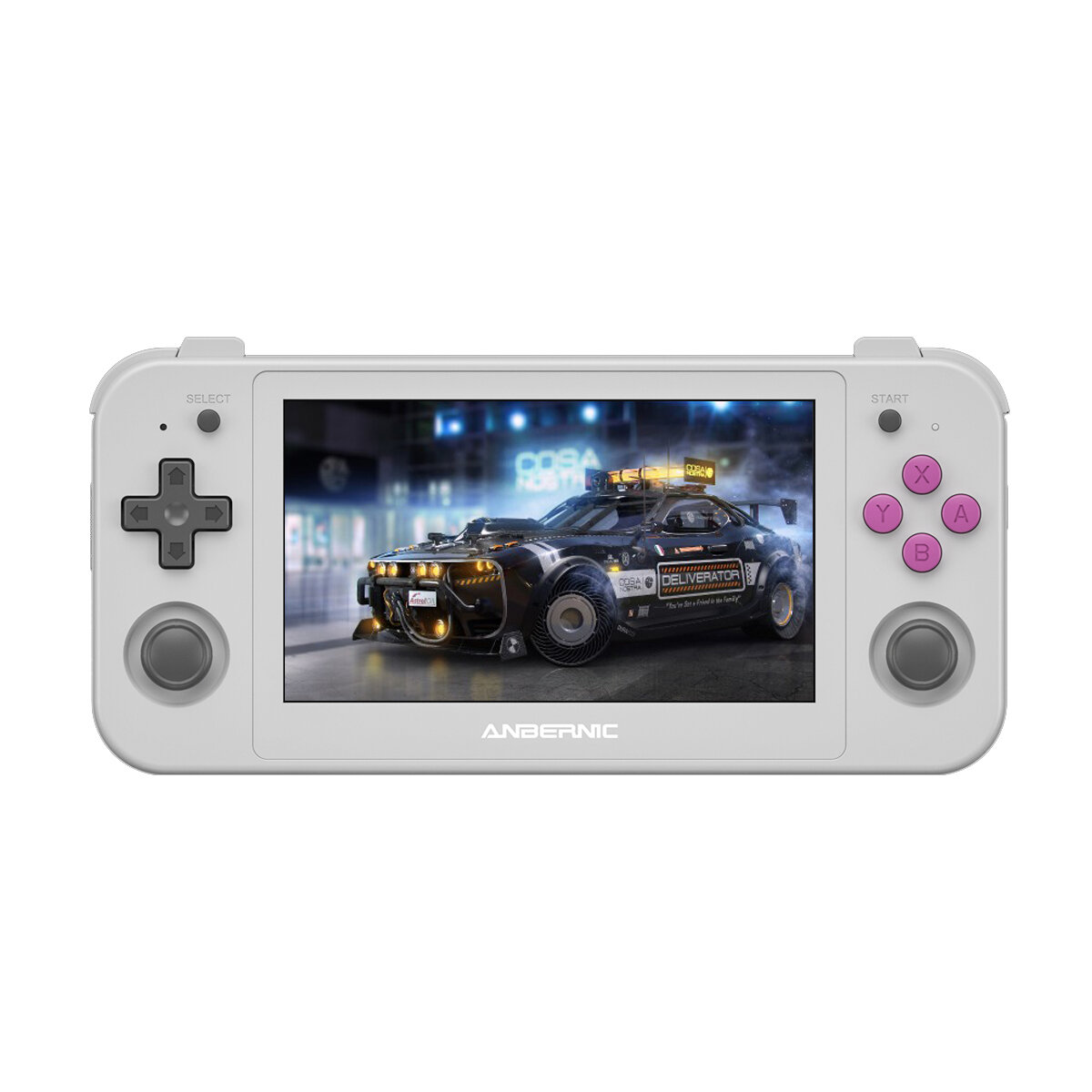 ANBERNIC RG505 4.95 inch OLED 4000+ Games Android 12 OS Handheld Game Console with 256GB TF Card 4GB RAM 128GB ROM Unisoc Tiger T618 OTA Update 5G Wifi bluetooth 5.0 Video Game Player