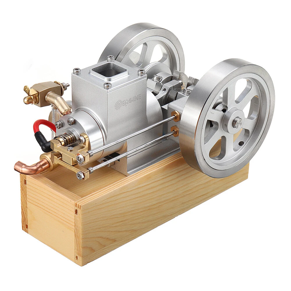Eachine et8 horizontal hit and miss complete gas adjustable speed double valve engine model stem upgrade engine toys
