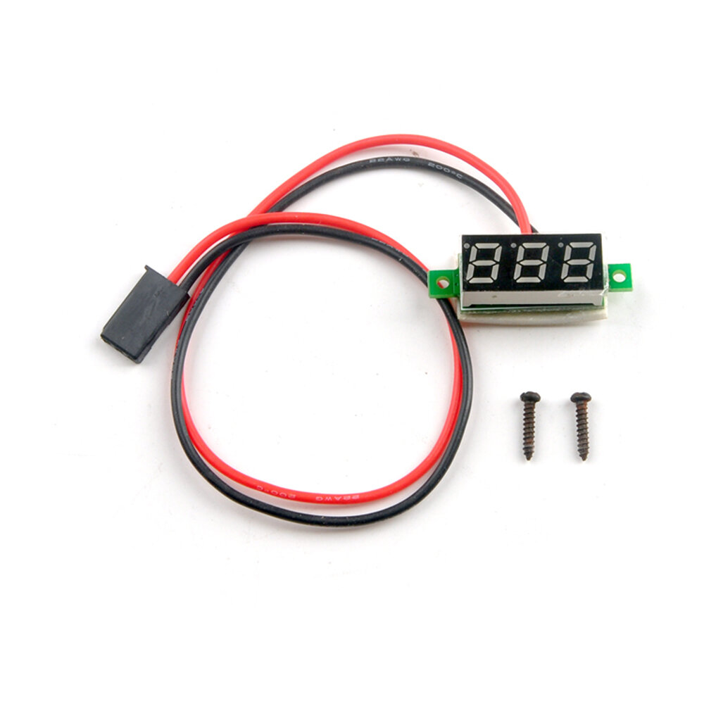 Digitale voltmeter LED-display DC 3V-30V spanningsmeter Hoge nauwkeurigheid amp?remeter