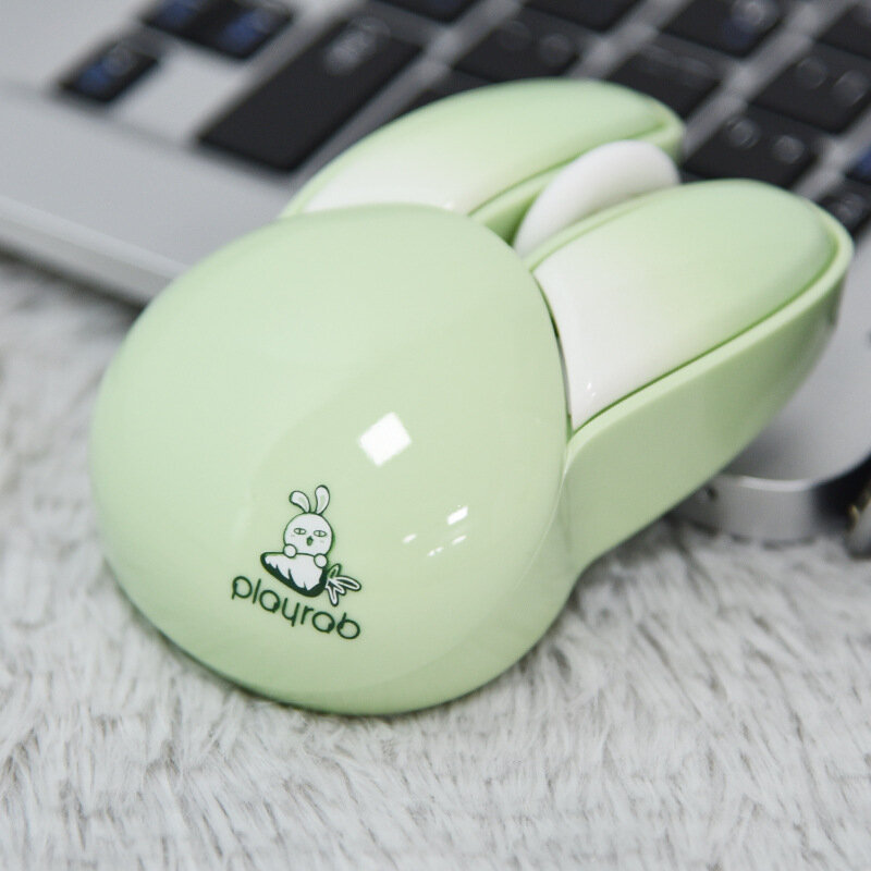 

MOFii M6 2,4G Wireless Мышь Кнопка отключения звука Pippi Rabbit Бесшумный Мыши для милых девушек Офисный ноутбук ПК