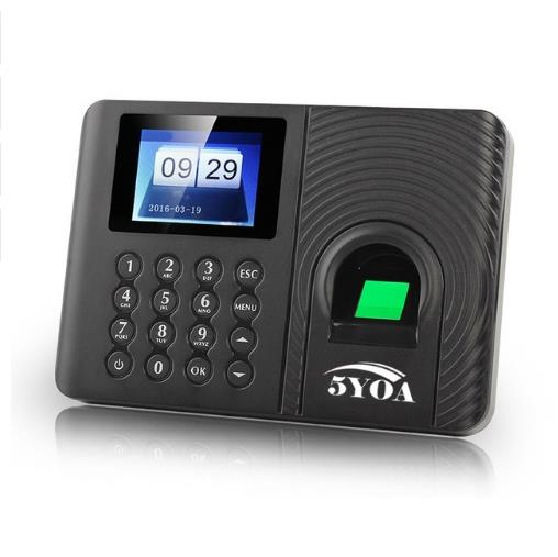 5YOA A10 Biometrische vingerafdruk Tijdregistratie Machine Klokrecorder Medewerker Erkenning Apparaat Elektronisch Engels Spaans Russisch Check-in Vingerafdruklezer