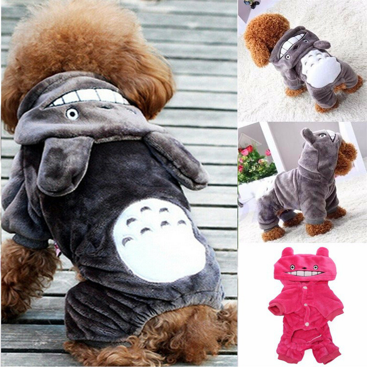 Dog Clothes Durable Soft for Puppy Supplies Washable Costume Overalls Clothing Coat Jacket Pet Suit