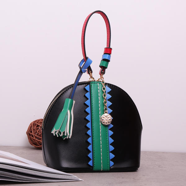 Brenice Women Retro Mini-Shoulder Bag Tassel Handbag