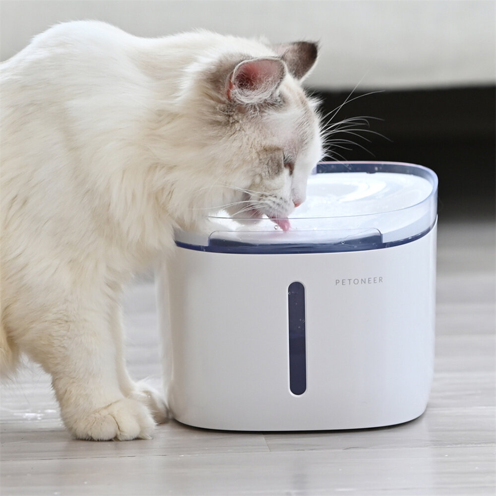 Petoneer Fresco Mini Plus 1.9L Pet Smart Fountain Dispenser Drinkbak Kattenvoer Intelligente hondenb