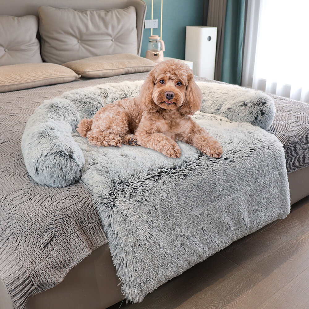 Grote Hond Mat Sofa Hond Bed Pad Deken Kussen Thuis Wasbare Tapijt Winter Warm Huisdier Kat Bed Mat Voor Banken Auto Floor Protector