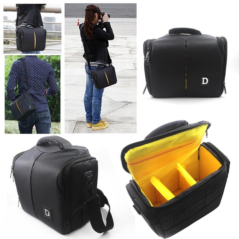 Εξωτερική τσάντα αποθήκευσης κάμερας SLR τσάντα ώμου Messenger τσάντα Crossbody τσάντα για Nikon D3200 D3100