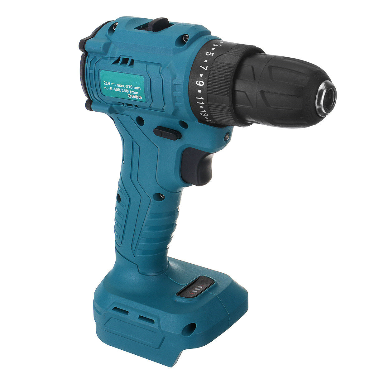 

25 Torque 2 Speeds Brushless Cordless Electric Drill Impact Wrench For 21V Battery
