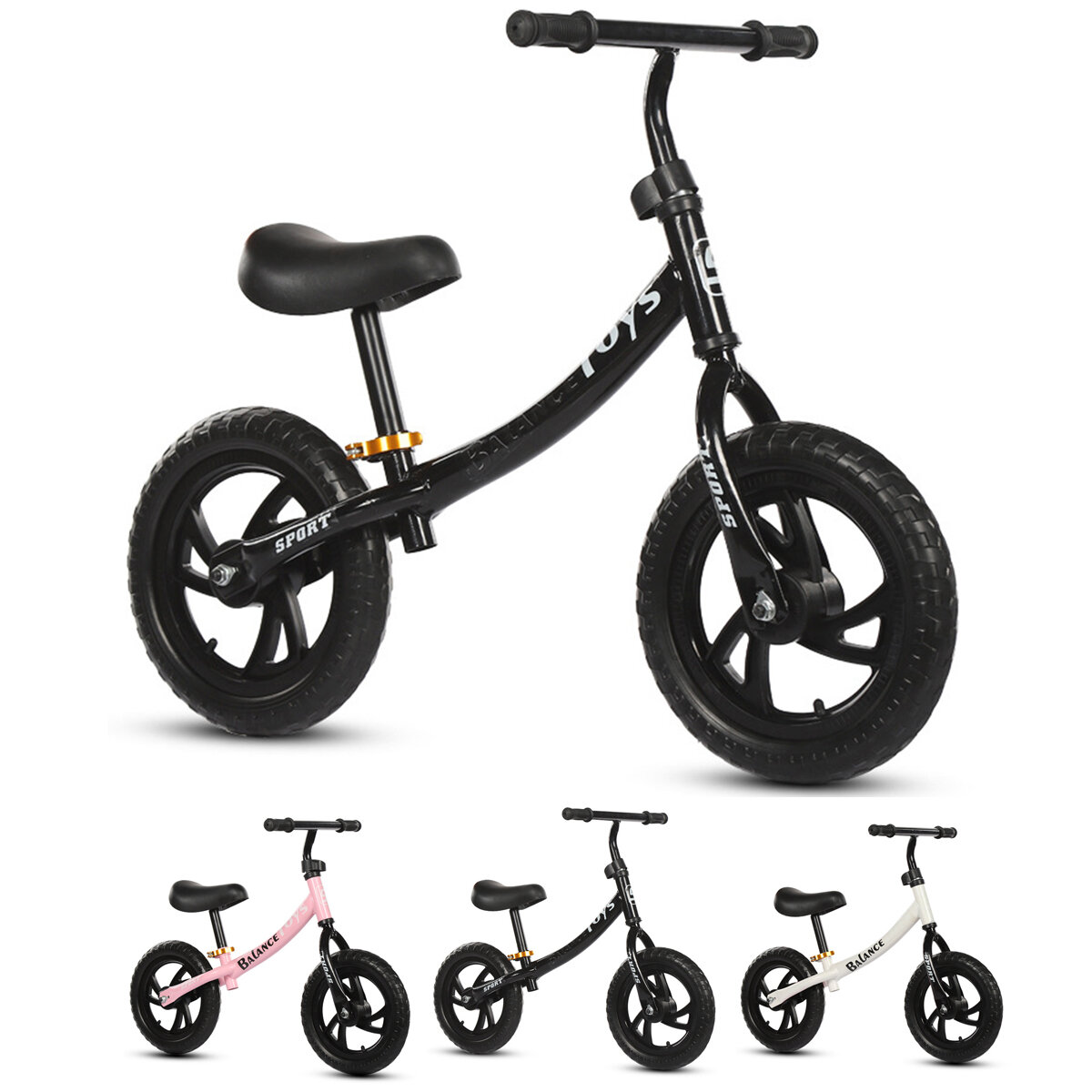 دراجة التوازن للأطفال من عمر 2-4 سنوات ، تمارين التوازن للأطفال ، بدون دواسة إدفع ، دراجة الأطفال هدية