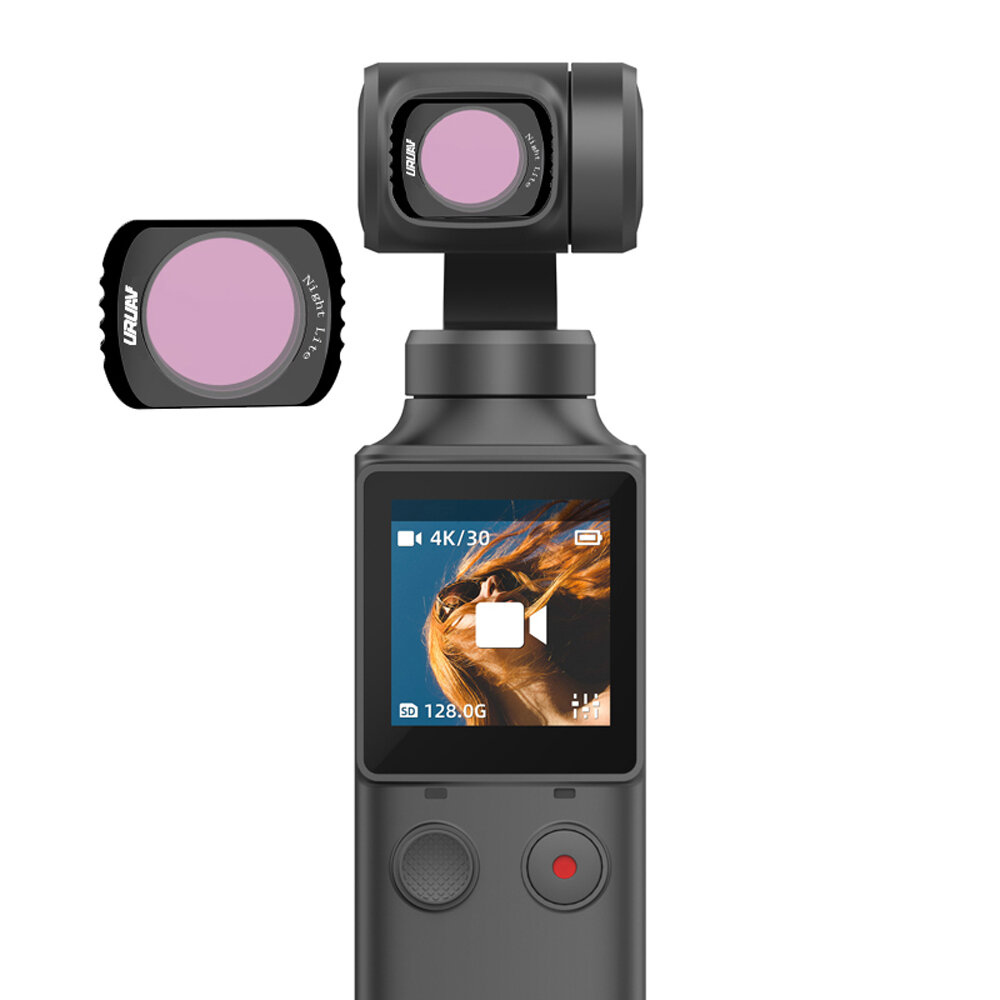 URUAV FP-2 Camera Lens Filter ND4 / ND8 / ND16 / ND32 / CPL / STAR / NIGHT voor FIMI PALM Pocket Han