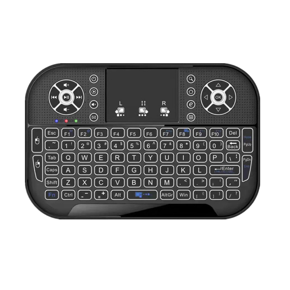 Wechip A8 92 Toetsen Draadloos Toetsenbord Air Mouse Backlight 2.4GHz Touchpad Handheld voor TV BOX 