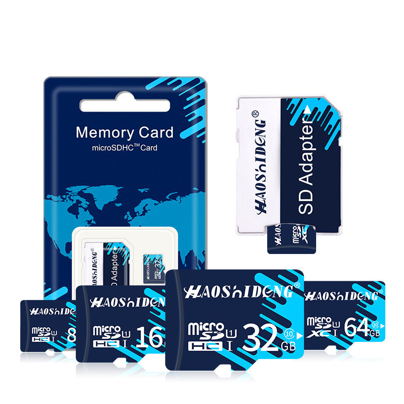MicroDrive Memory Card TF Micro SD Card High Speed Class10 8GB 16GB 32GB 64GB 128GB 256GB with SD Ad