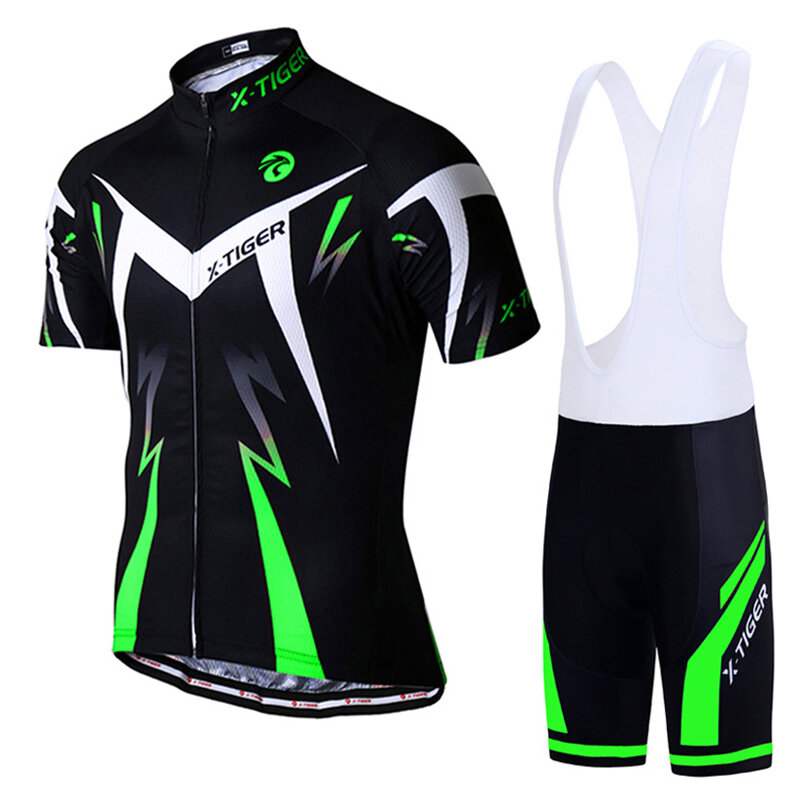 Conjunto de camisa e calça X-TIGER Pro para ciclismo de verão, roupa de ciclismo para bicicleta MTB.