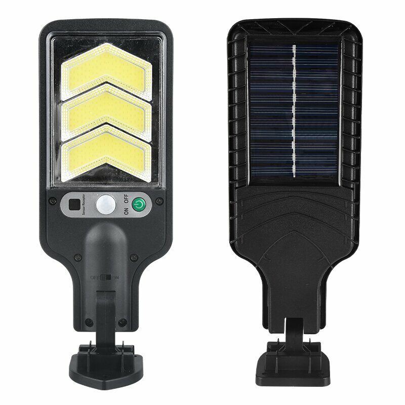Outdoor LED Solar Straatverlichting Menselijke Detectie Binnenplaats Wandlamp Waterdicht Op afstand te bedienen Tuin Dauwlamp