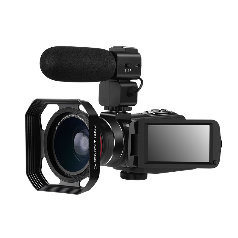 

Ordro HDR-Z63 2K Ultra HD Digital Video Camera WIFI Camera Anti-shake IR Infrared Night Vision+Wide Angle+Microphone+Hoo