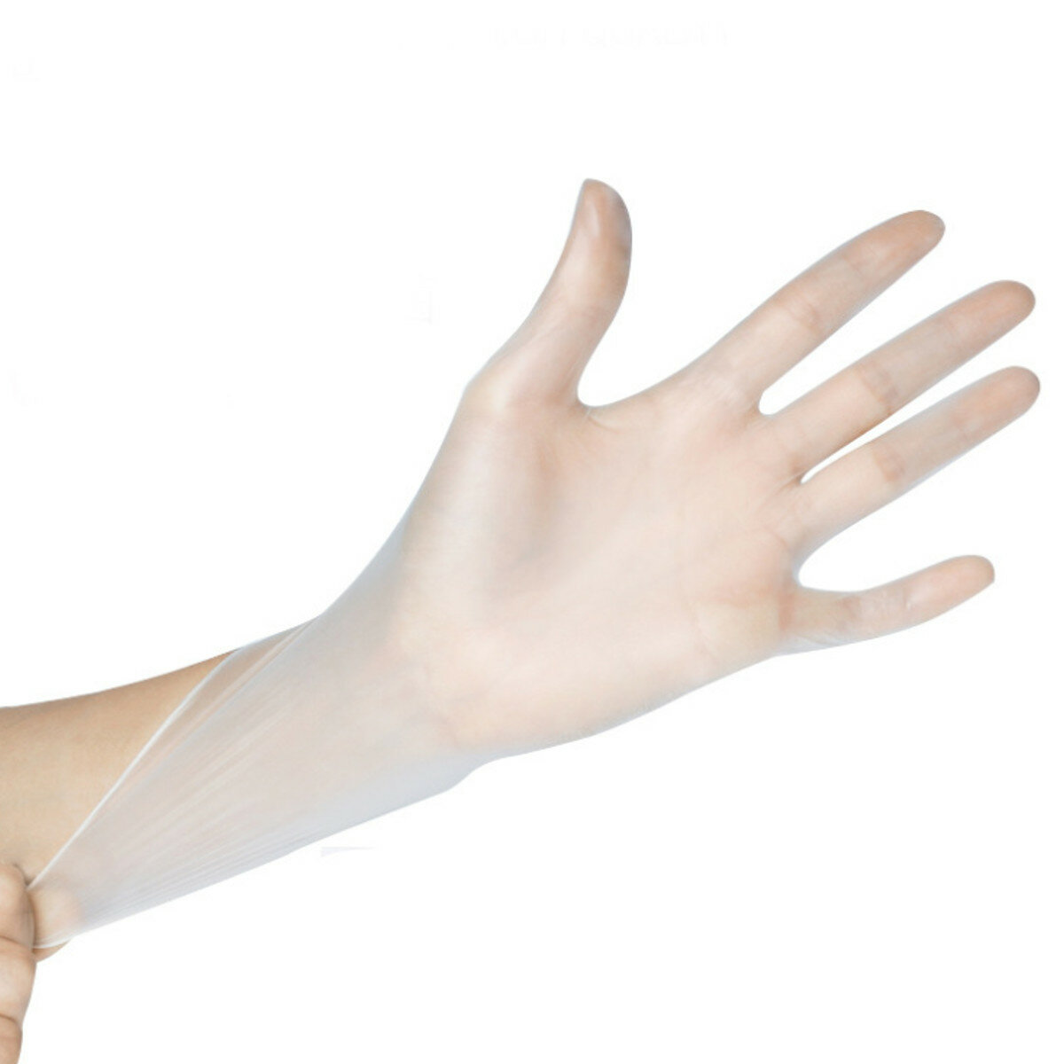 WEISHEN 100*Pcs Disposable PVC BBQ Gloves Waterproof Safety Glove