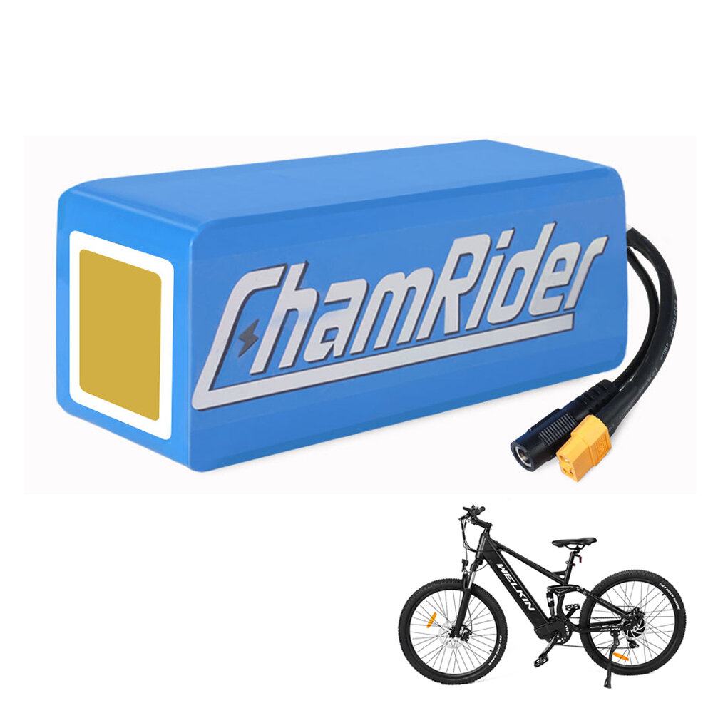 

[EU Direct] Chamrider PVC 36V 11.6AH 417.6Wh Electric Bike Battery 2900mAh Lithium Li-ion 18650 Battery with 25A BMS Pro