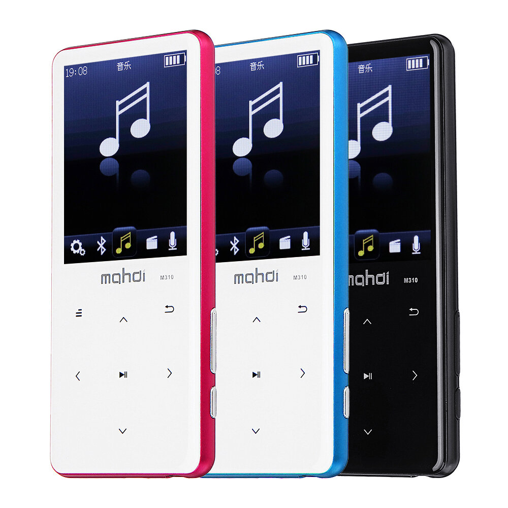 Mahdi M310 2.4 Inch Touch Screen bluetooth Lossless HiFi MP3 Music Player Support A-B Repeat Voice R