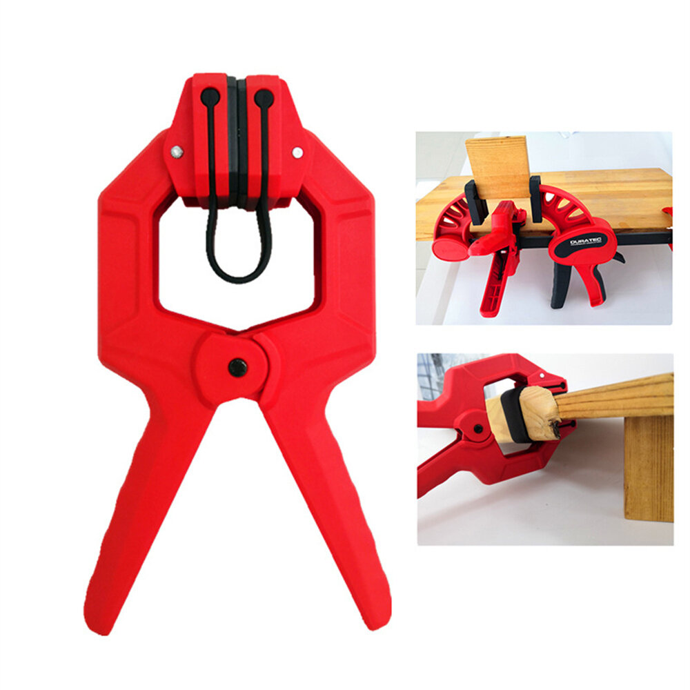 Single Hand F Clamp High Hardness Engineering Plastic G Style Design 50mm Maximum Opening Ideal for Woodworking and Mode