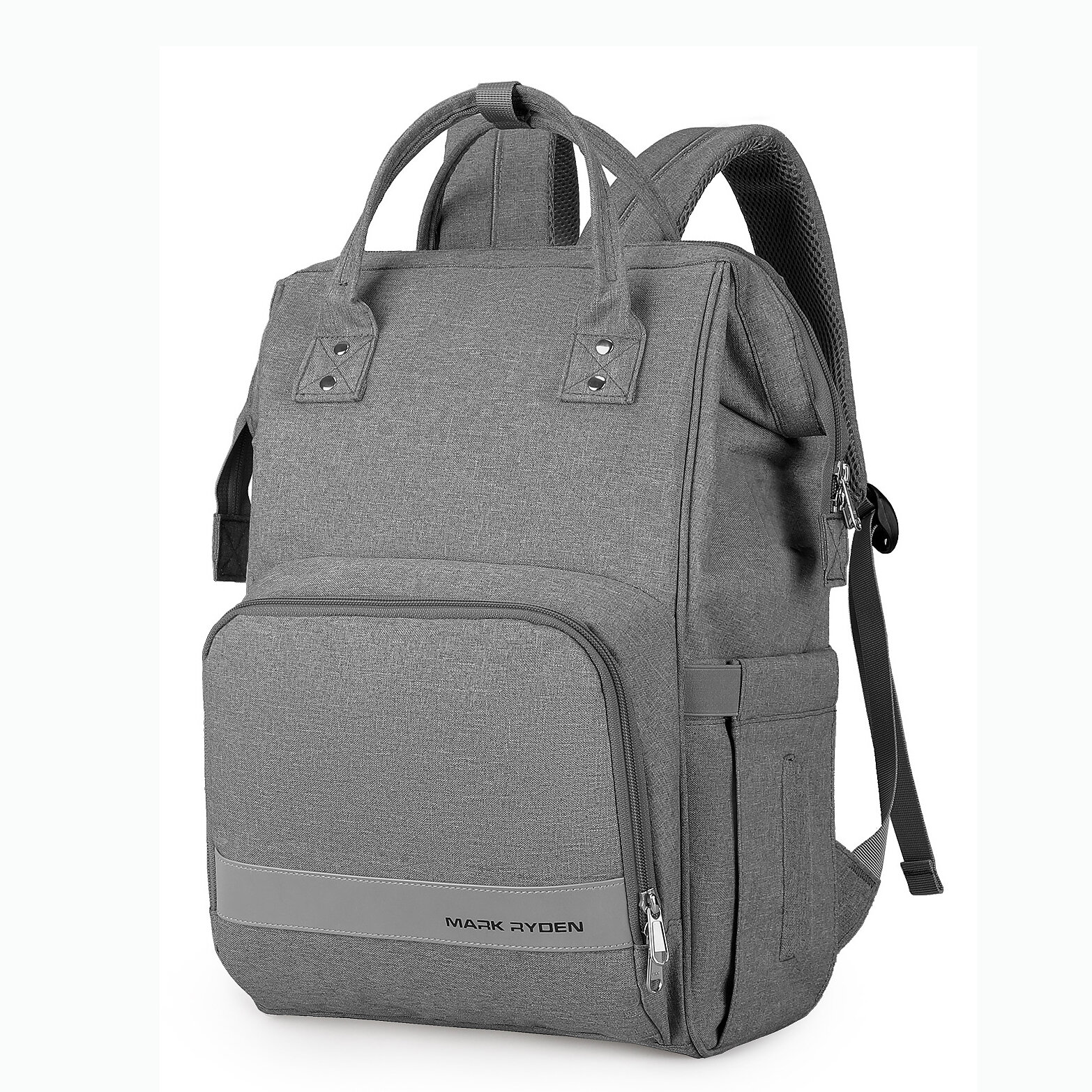 

Mark Ryden MR8703 15.6 inch Laptop Bag 17L Large Capacity Backpack with Stroller Strap Paper Pocket USB Charging Port