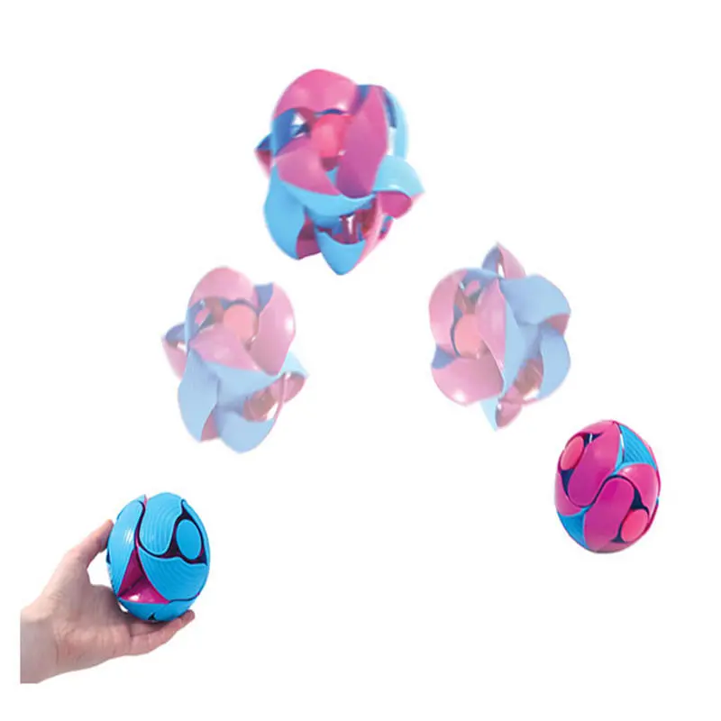 10cm eco-friendly colorful plastic ball novel decompression children's toys birthday gift