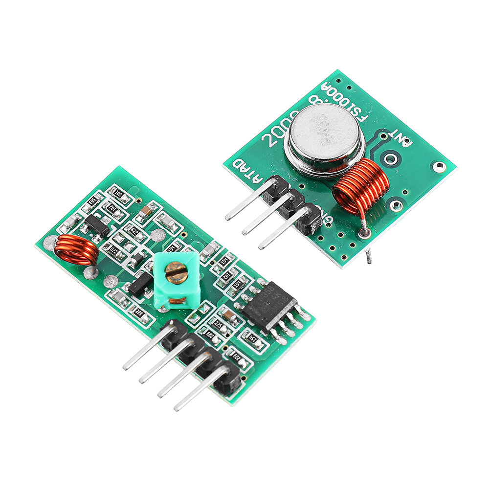5Pcs 433Mhz Wireless RF Transmitter and Receiver Kit For Arduino MCU