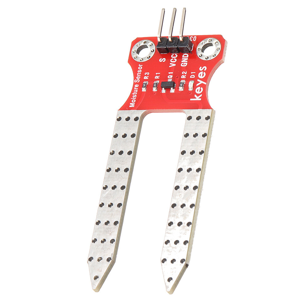 keyes brick Soil Sensor(Pad hole) Analog Signal with Pin Header Module Board