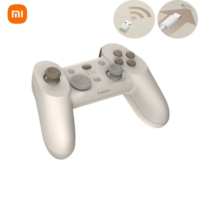 

Xiaomi Gamepad Dual Mode bluetooth Game Controller With Joystick 6-Axis Gyro Linear Motor Support Android/Windows/Pad/TV